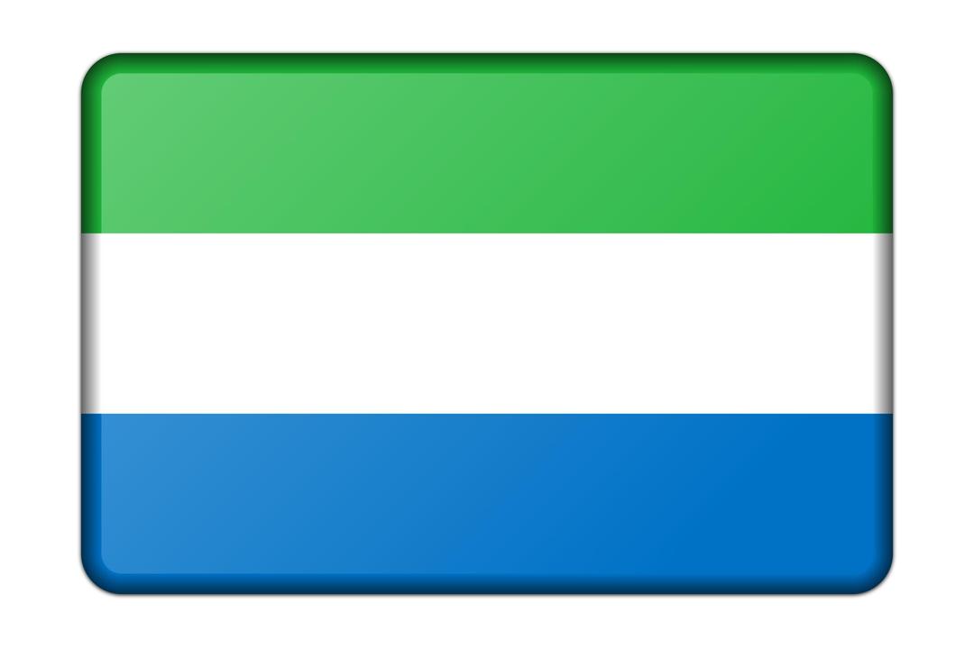 Sierra Leone flag png transparent