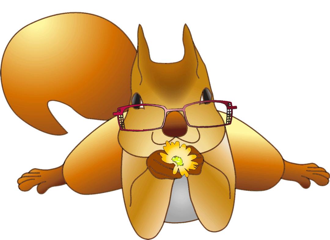 Sight Impaired Squirrel Offering A Flower png transparent