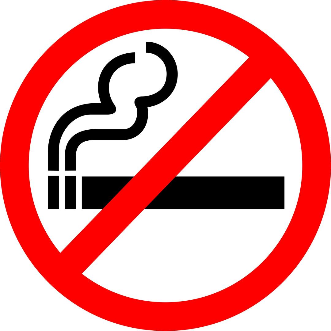 Sign "No Smoking" png transparent