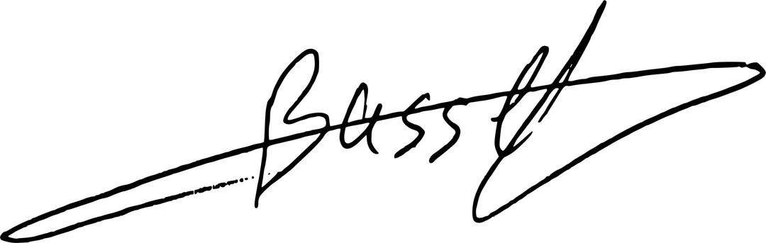 Signed by Bassel png transparent