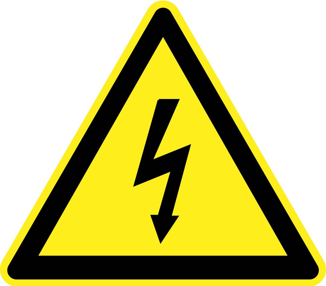 Signs Hazard Warning - Electricity png transparent