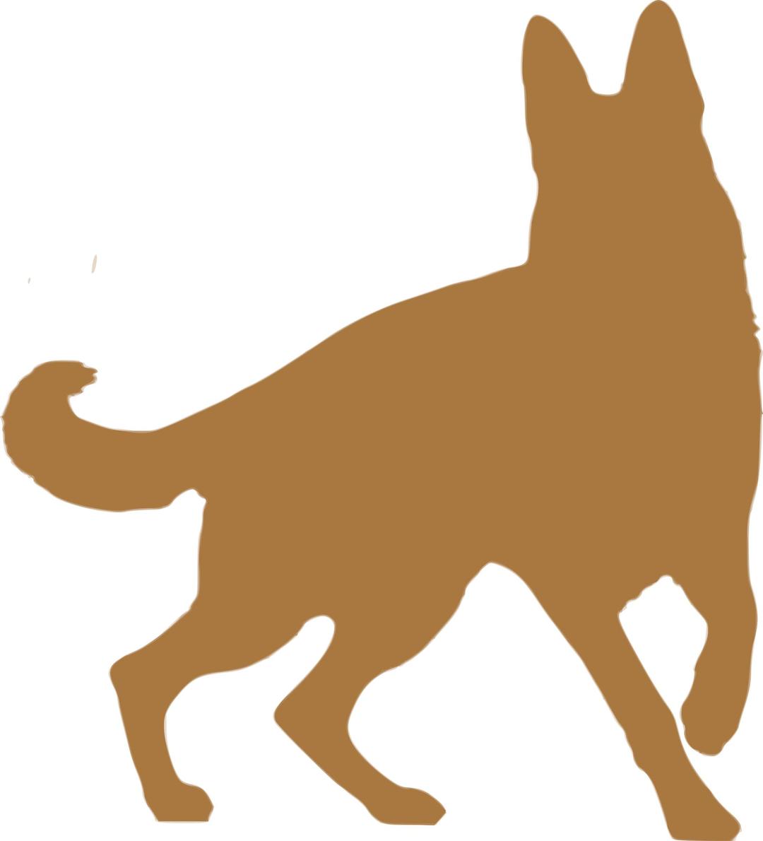 Silhouette Animaux 23 png transparent