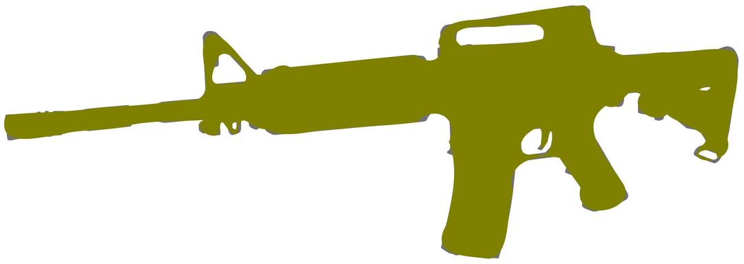 Silhouette Arme 03 png transparent
