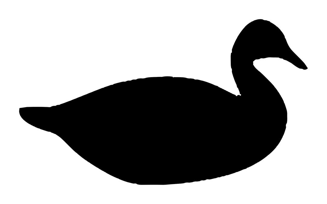 Silhouette - duck png transparent