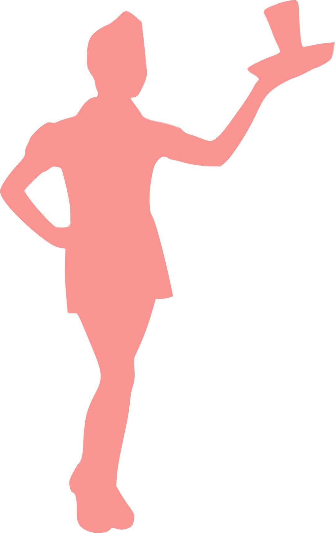 Silhouette Fille 08 png transparent