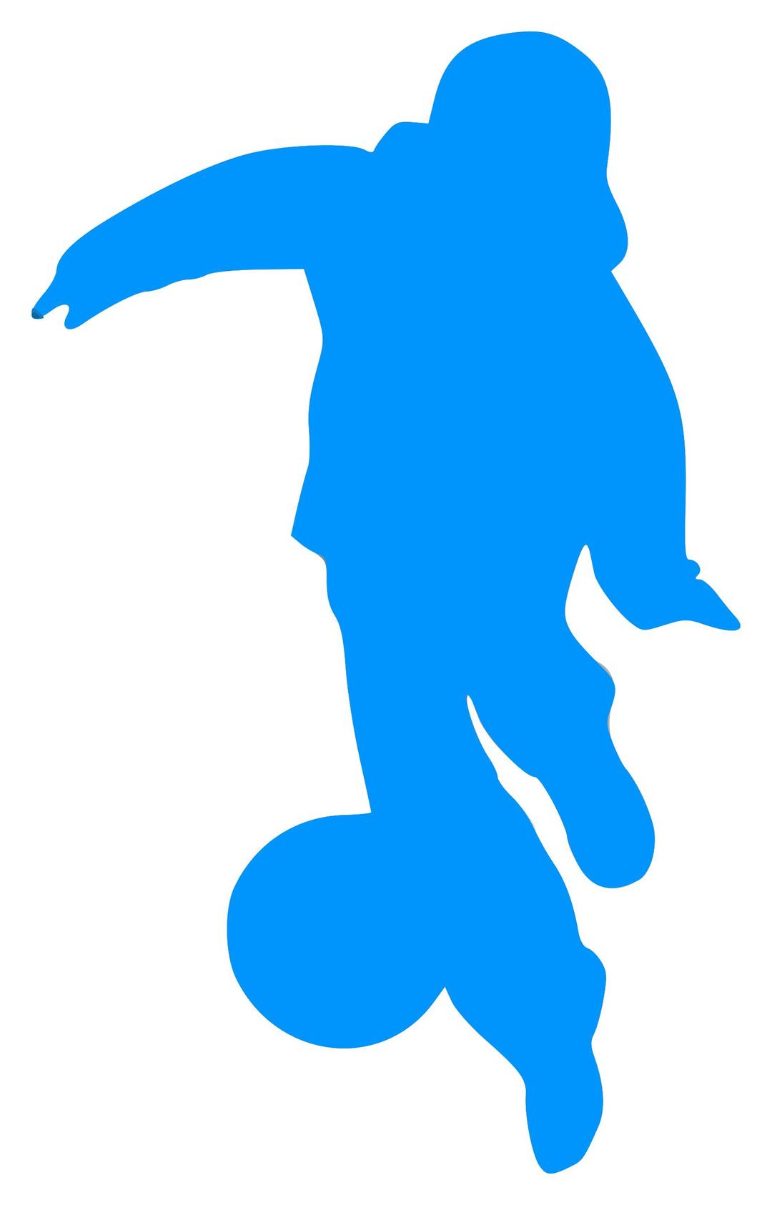 Silhouette Football 01 png transparent