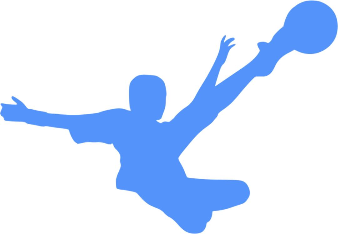 Silhouette Football 07 png transparent