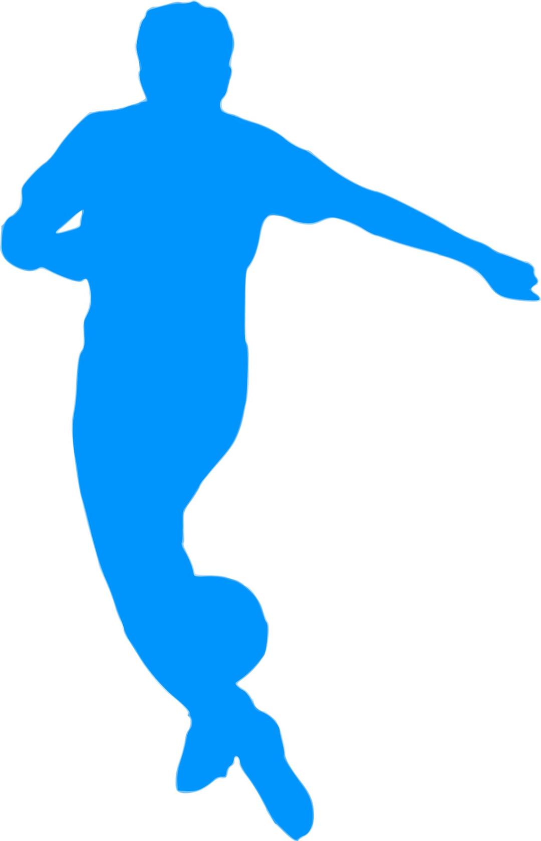 Silhouette Football 16 png transparent