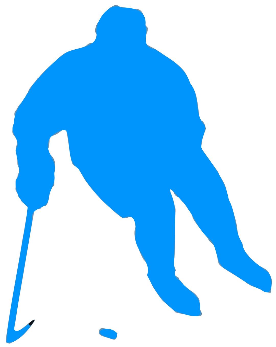 Silhouette Hockey 01 png transparent