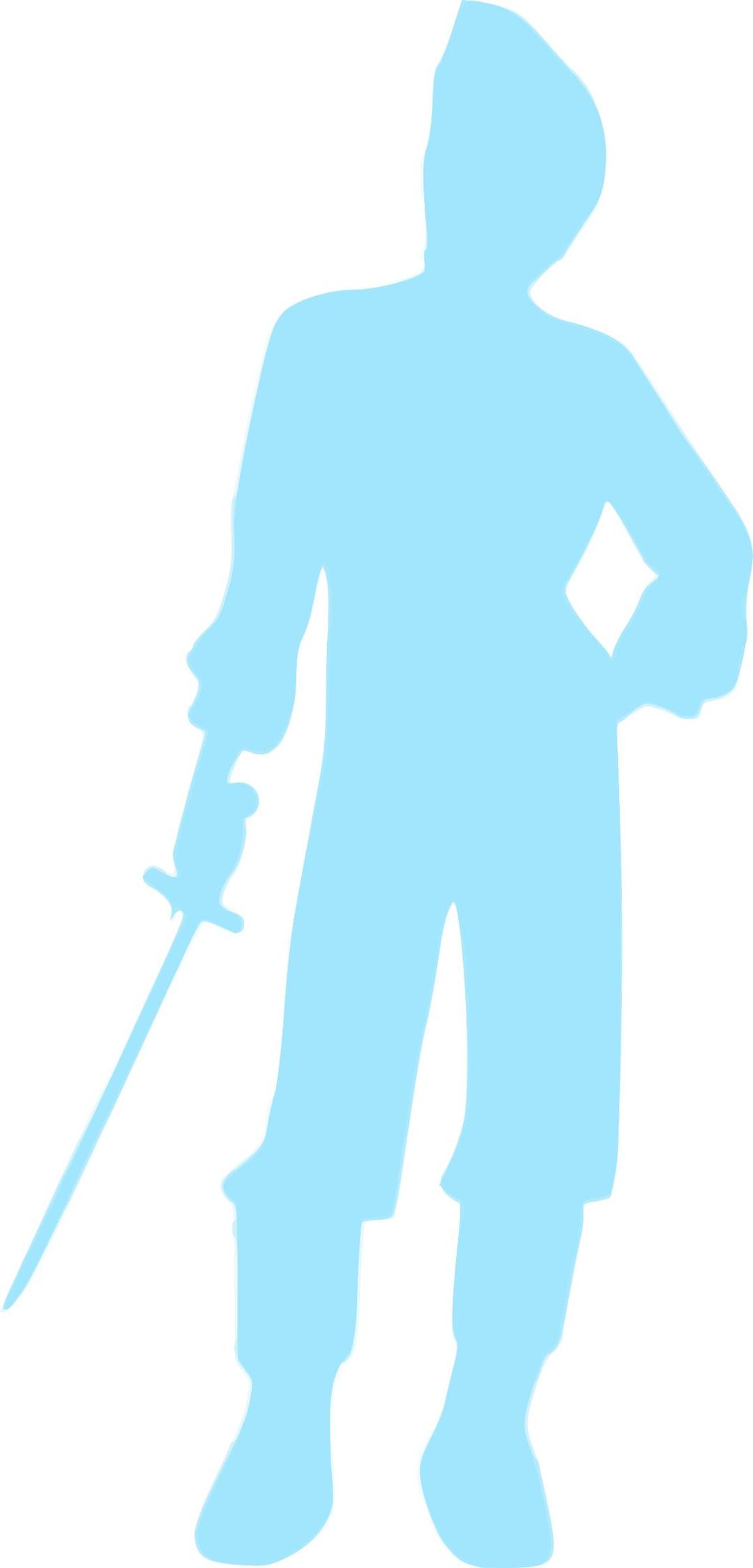 Silhouette Homme 05 png transparent