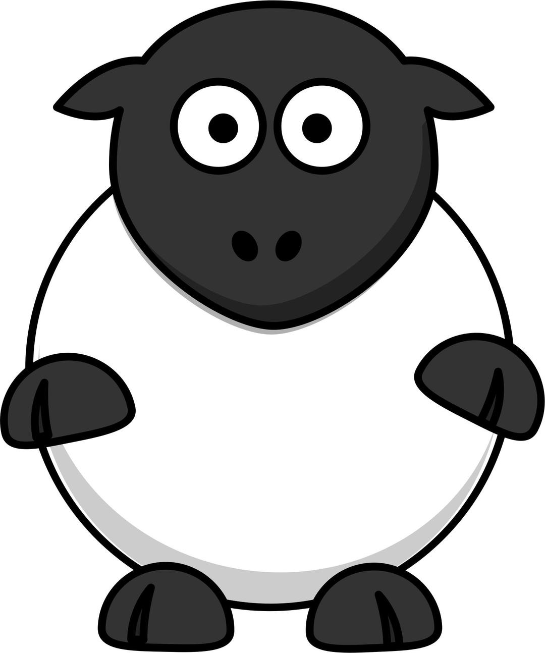Silly Sheep png transparent
