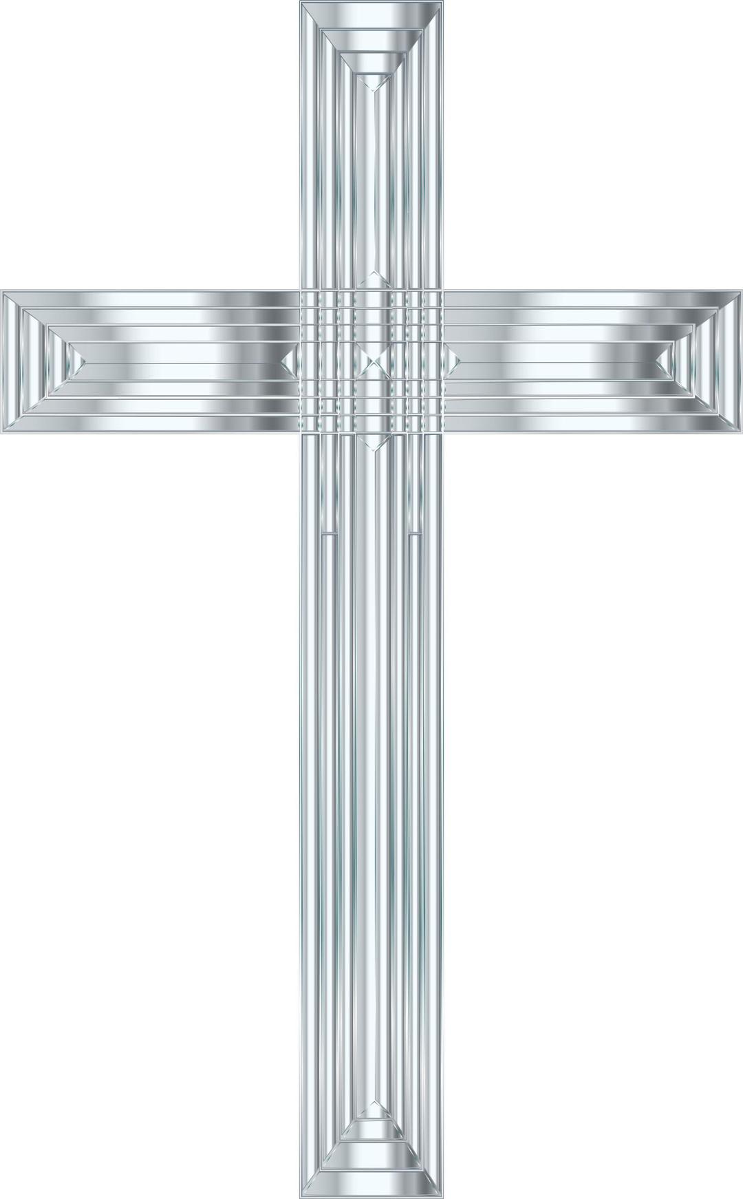 Silver Cross png transparent