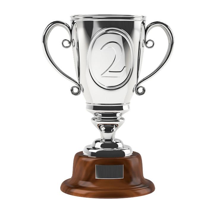 Silver Cup Second Two png transparent