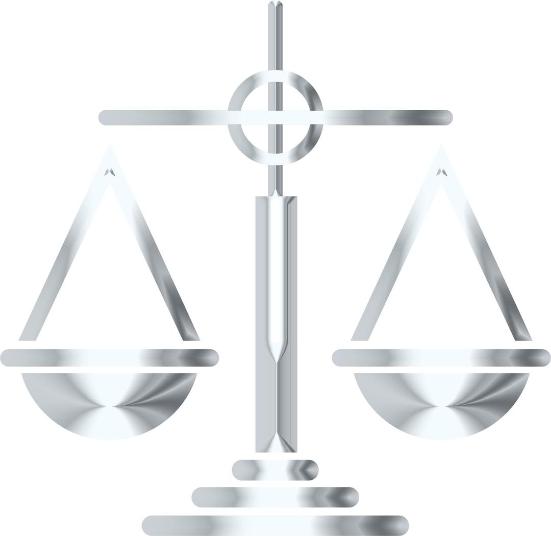 Silver Scales Of Justice Icon png transparent