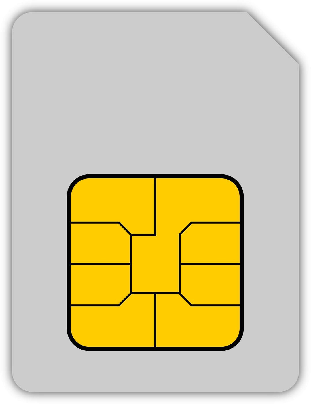 Sim Card - Mobile Phone png transparent