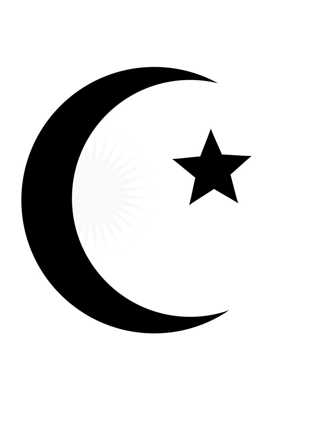 simbolo del islam png transparent