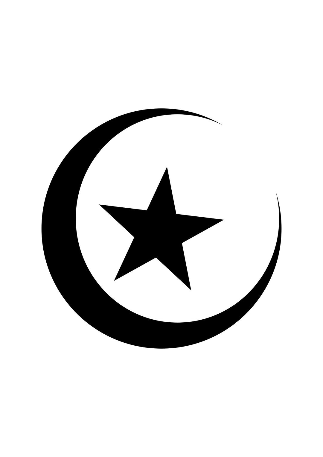 simbolo islamico  png transparent