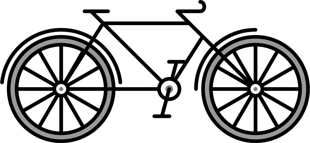 Simple Bicycle png transparent