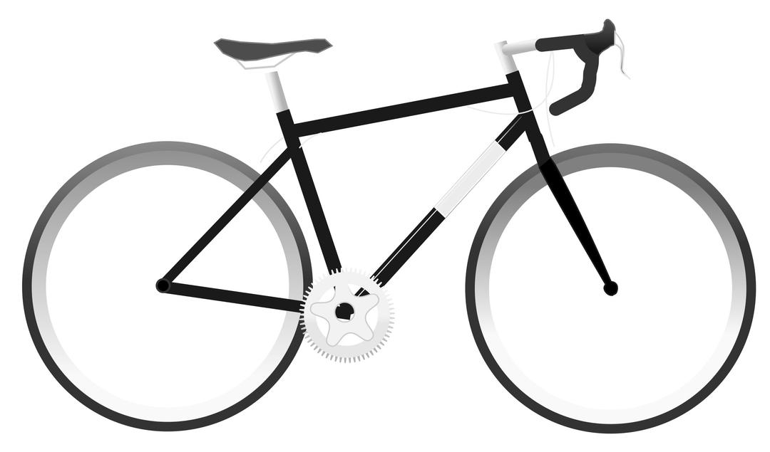 Simple Bike Clipart png transparent