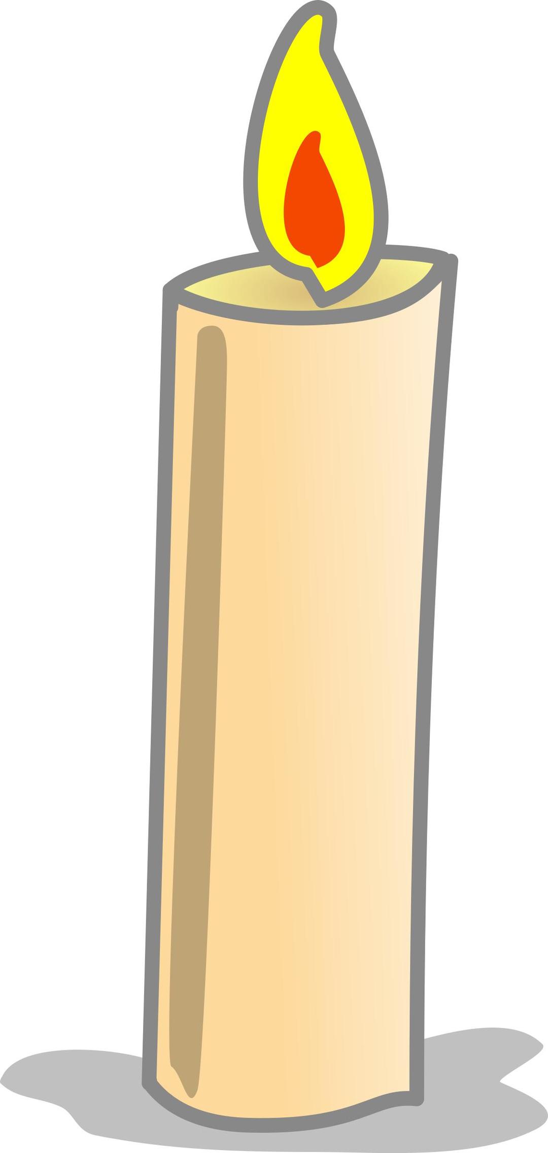 Simple Candle png transparent