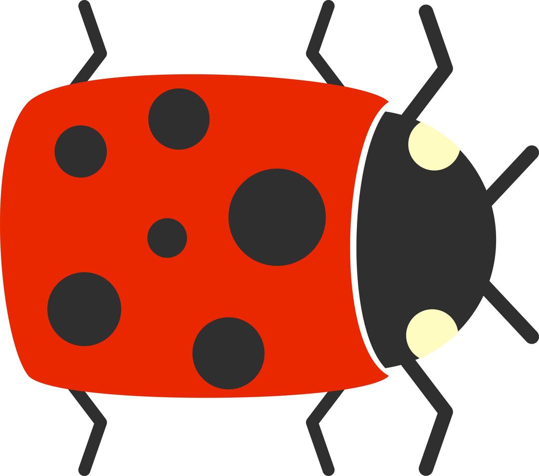 Simple Cartoon Ladybug png transparent
