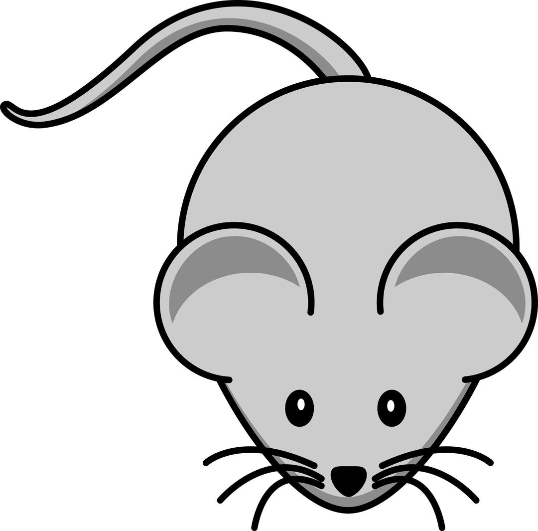 Simple cartoon mouse png transparent