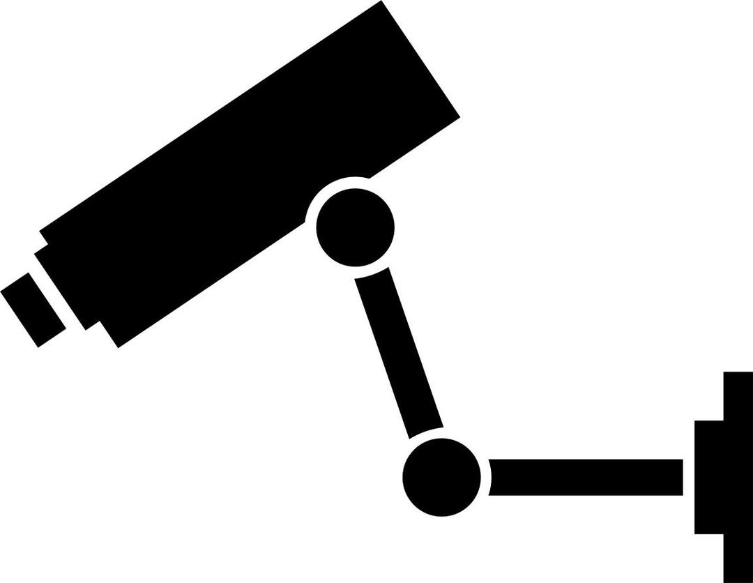 Simple CCTV Camera png transparent
