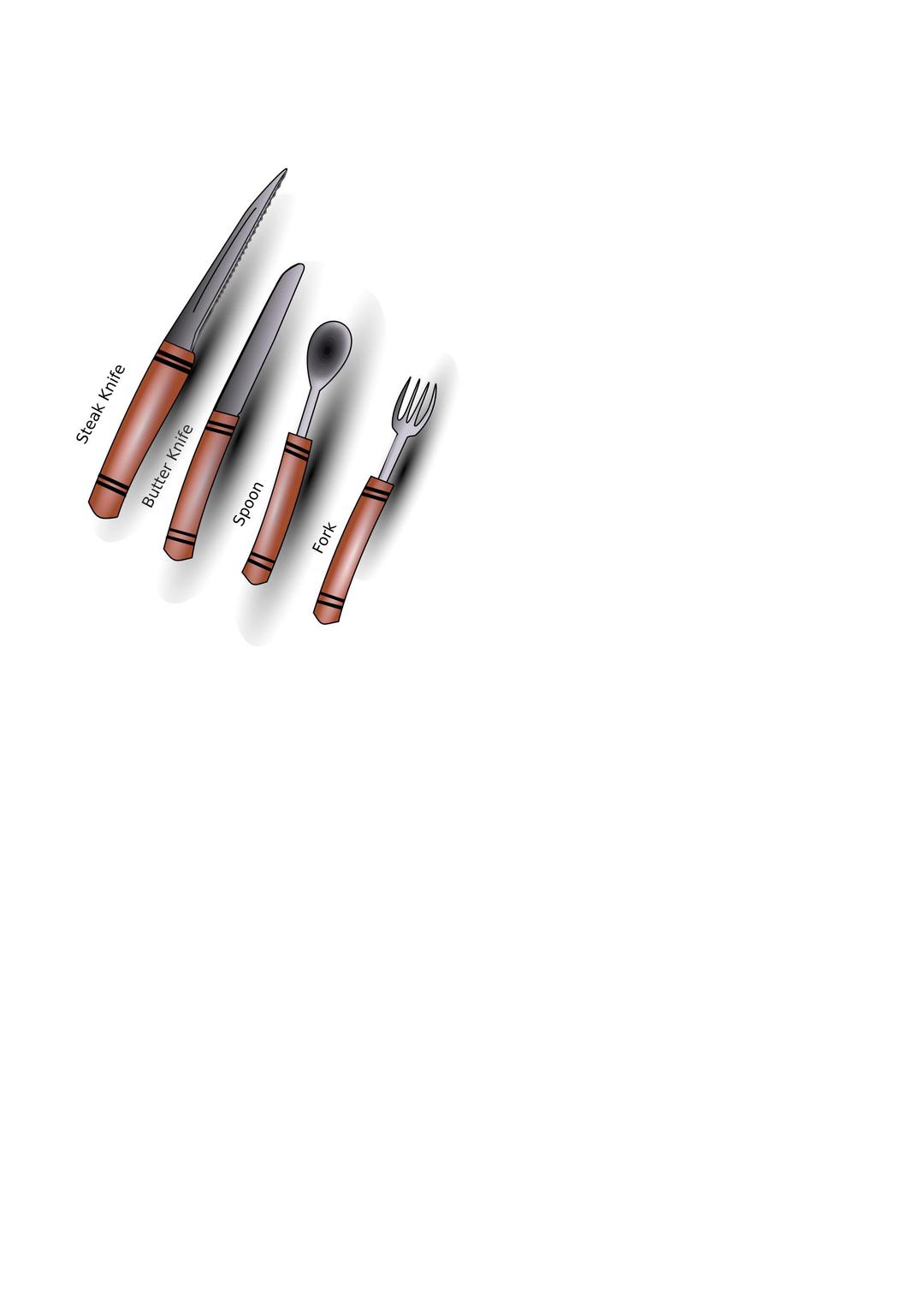 Simple Cutlery/Silverware png transparent