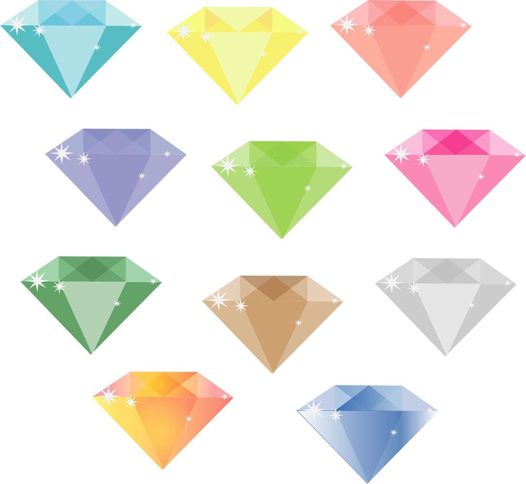 SIMPLE DIAMONDS png transparent