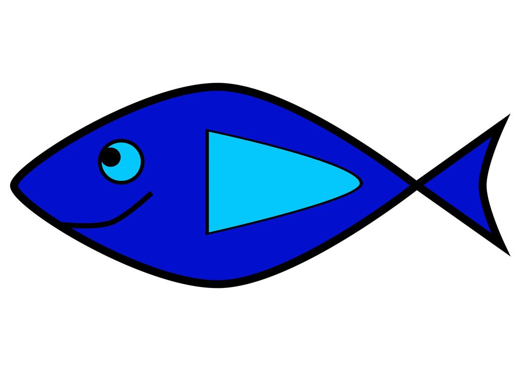 Simple fish 2 png transparent