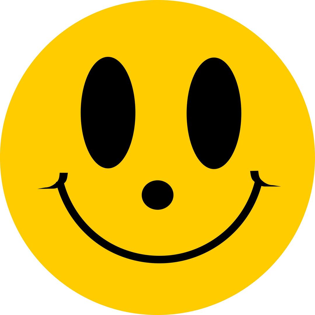 Simple Flat Smiley Face Smile png transparent