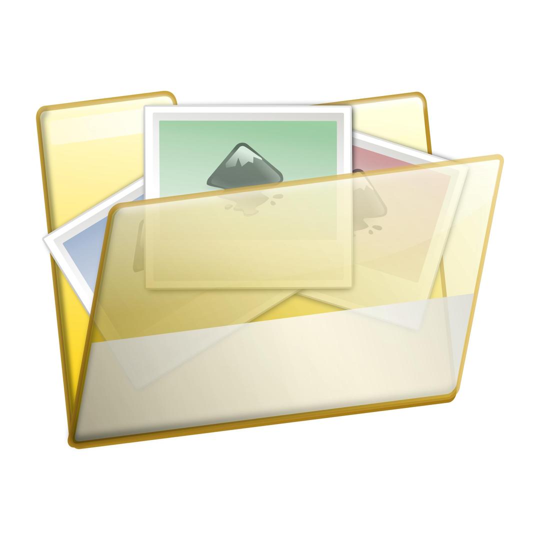 Simple Folder Photos png transparent