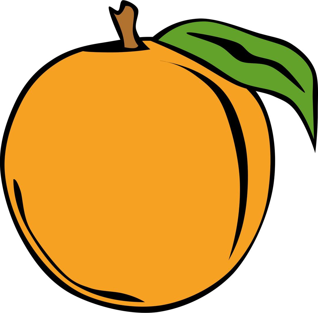 Simple Fruit Peach png transparent