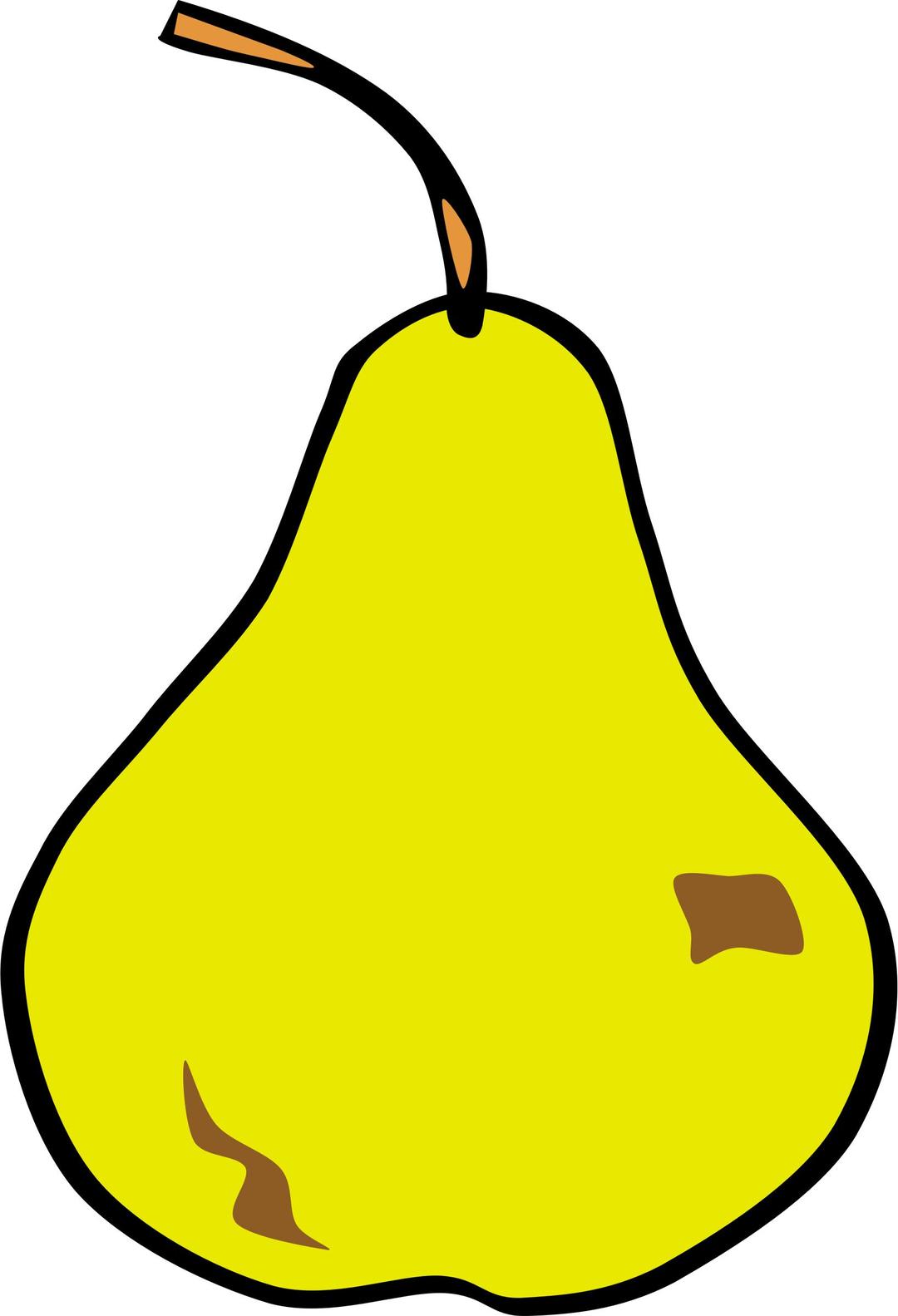 Simple Fruit Pear png transparent