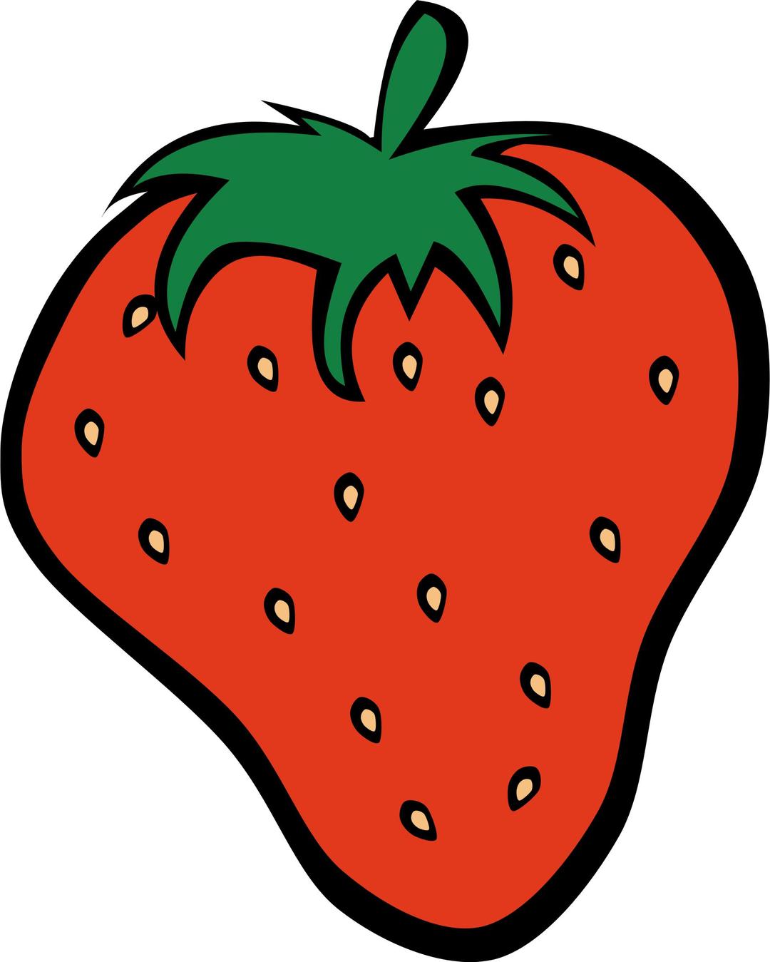 Simple Fruit Strawberry png transparent