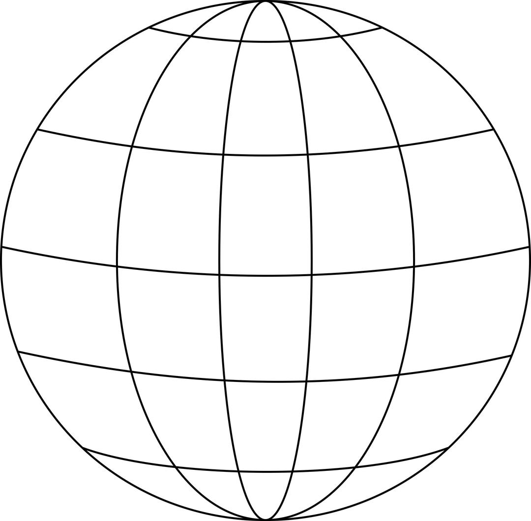 Simple Globe png transparent