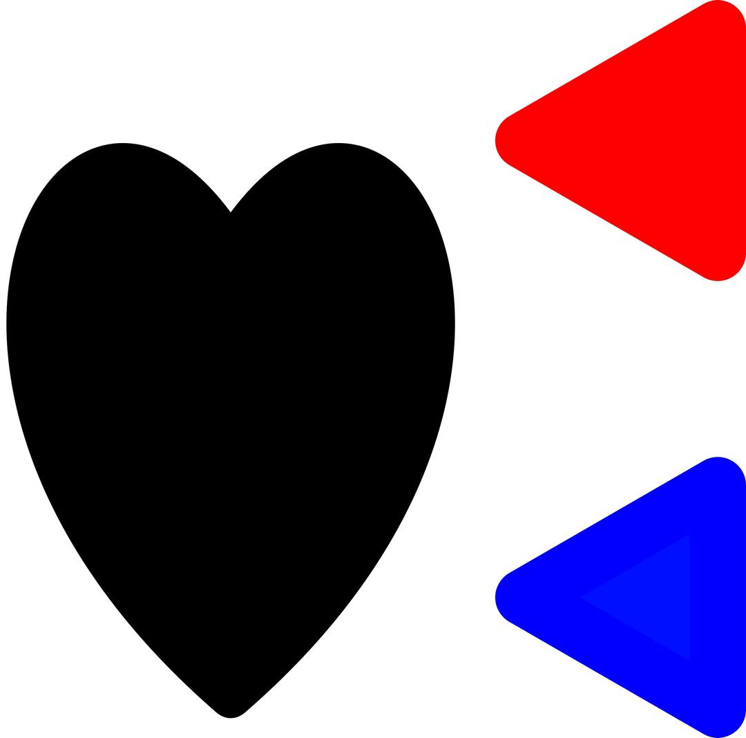 Simple heart rate icon with min/max indicator png transparent