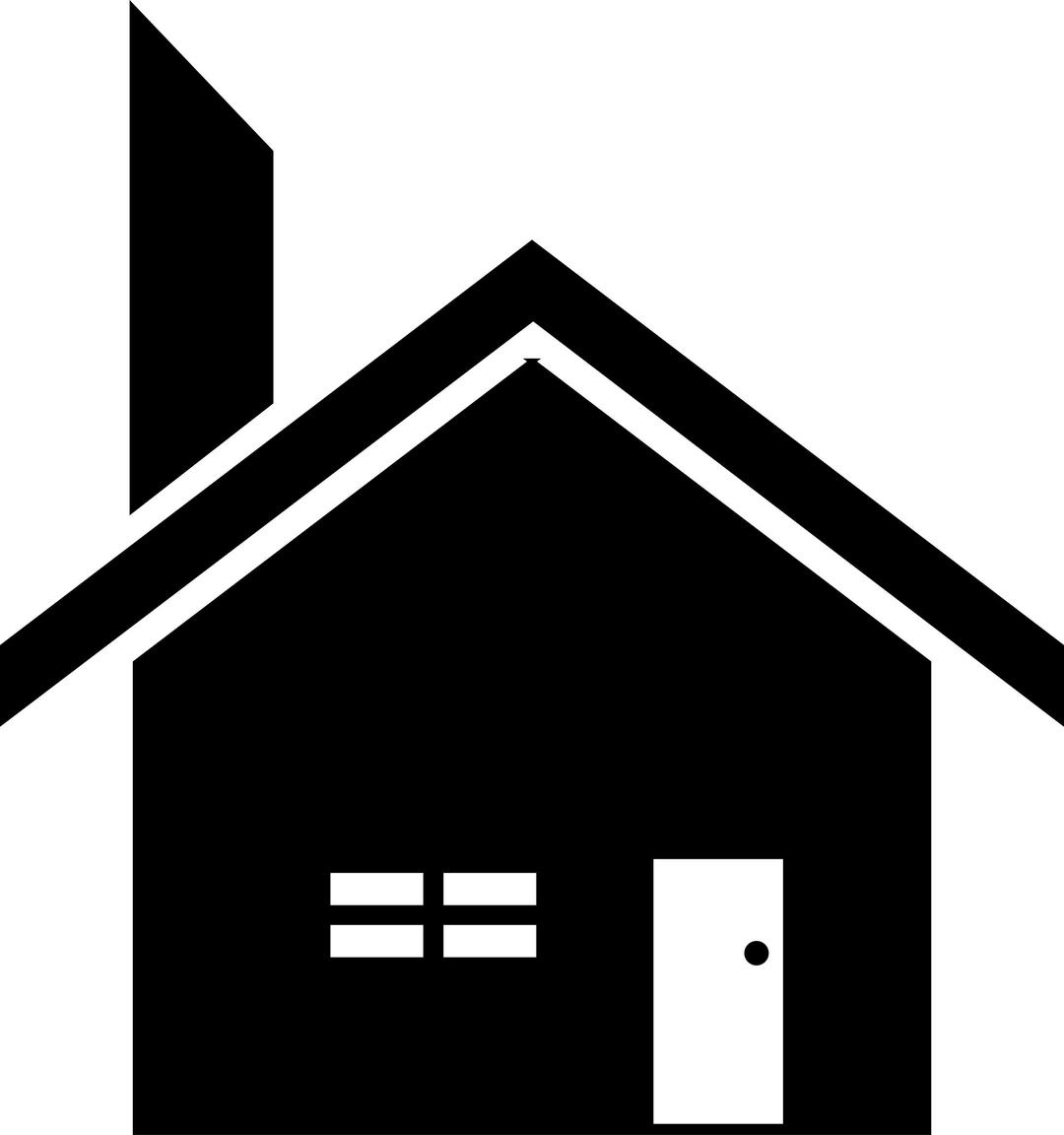 Simple home png transparent