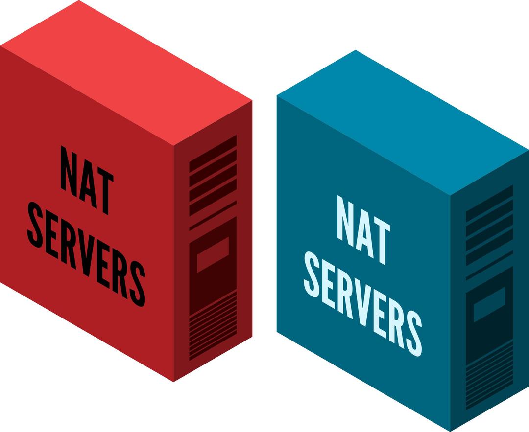 Simple Isometric Servers png transparent