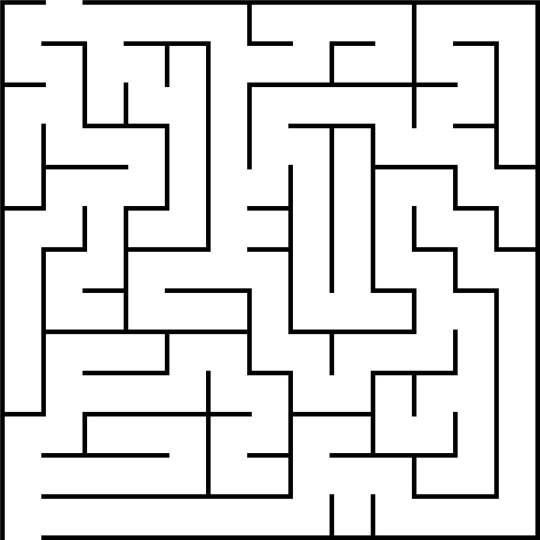 Simple Maze Puzzle png transparent