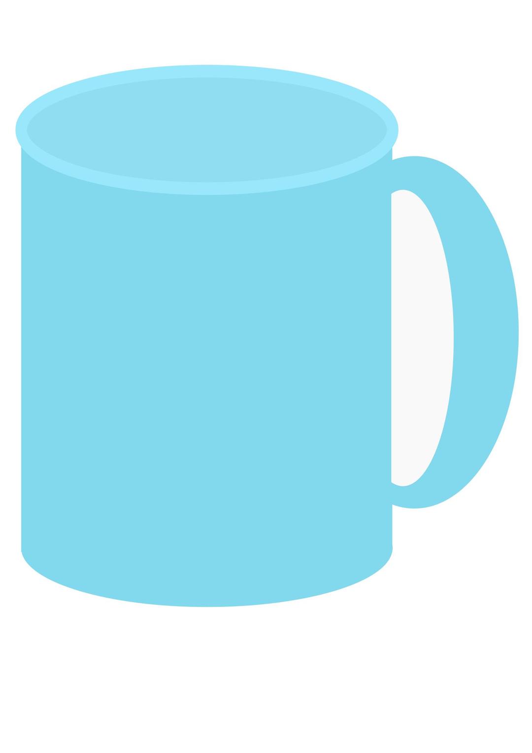 Simple mug png transparent