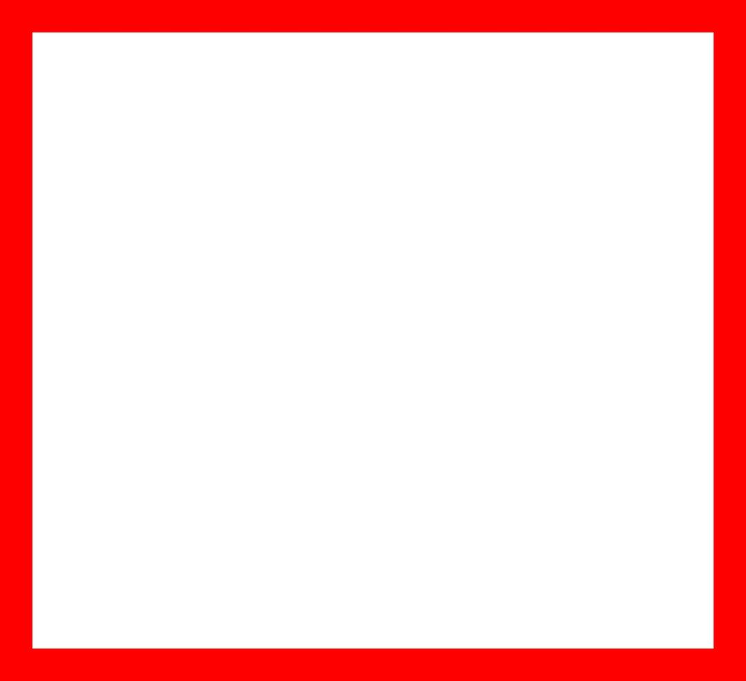 simple red square png transparent
