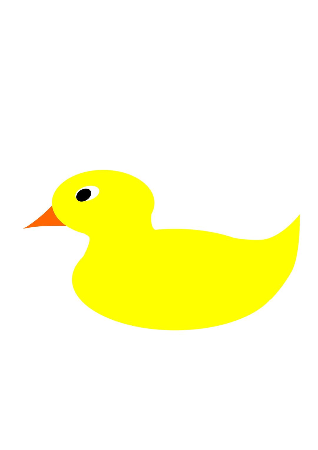 Simple Rubber Ducky png transparent