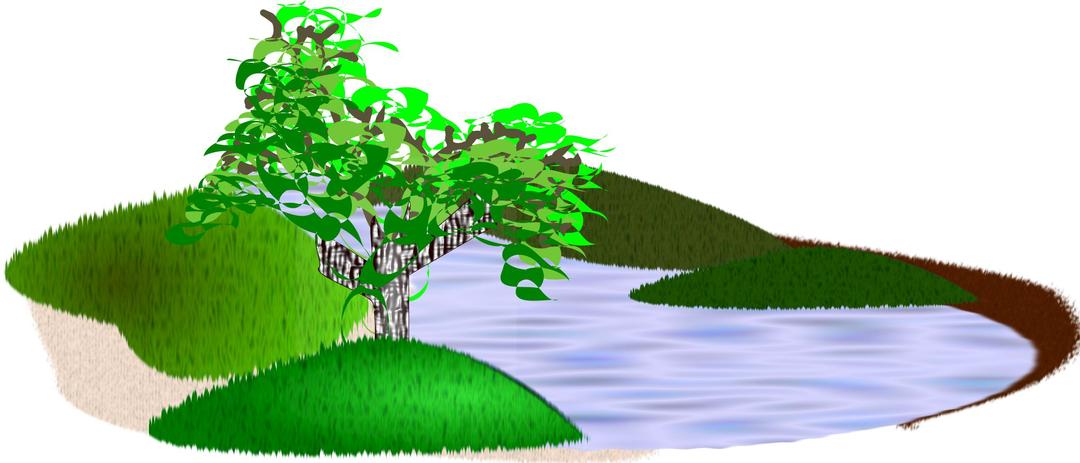 simple scenery png transparent