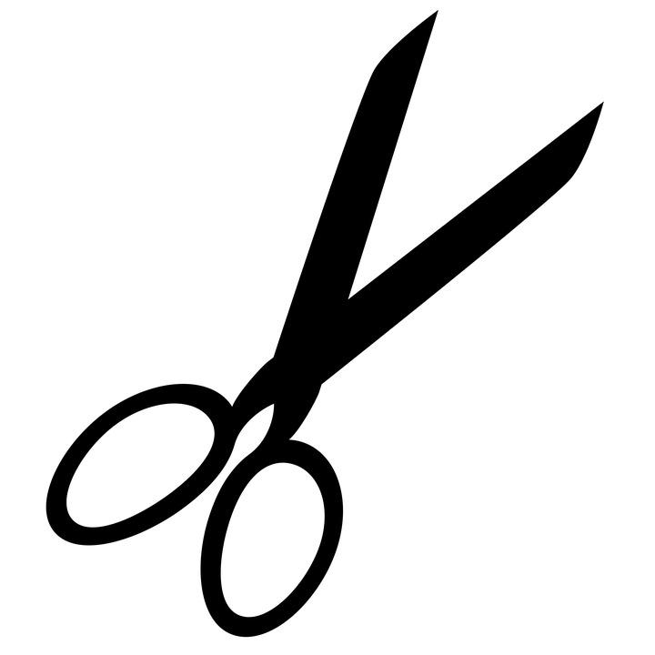 Simple Scissors Clipart png transparent
