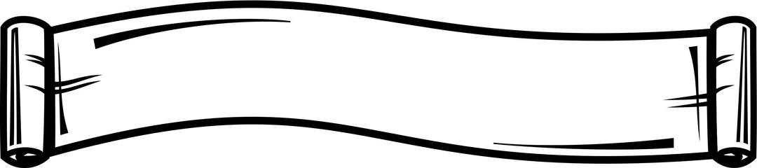 Simple scroll png transparent