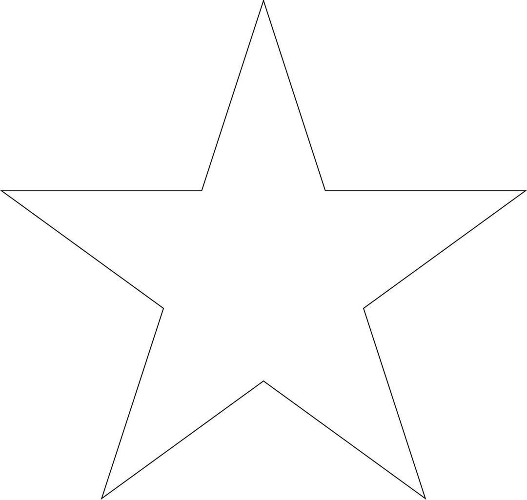 Simple star png transparent