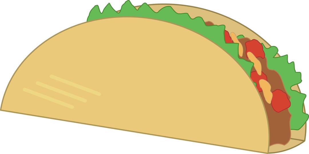Simple Taco png transparent