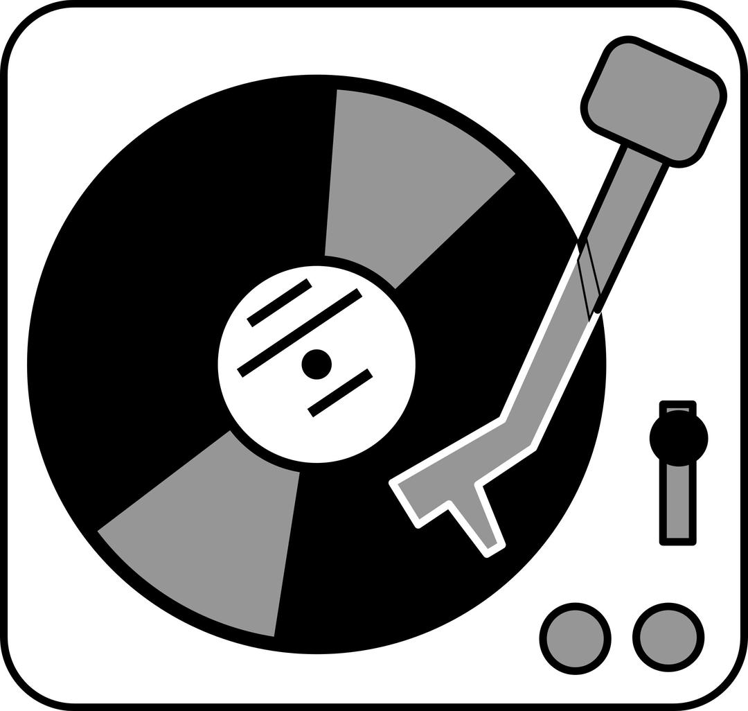 Simple Turntable png transparent
