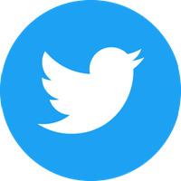 Simple Twitter Logo In Circle png transparent